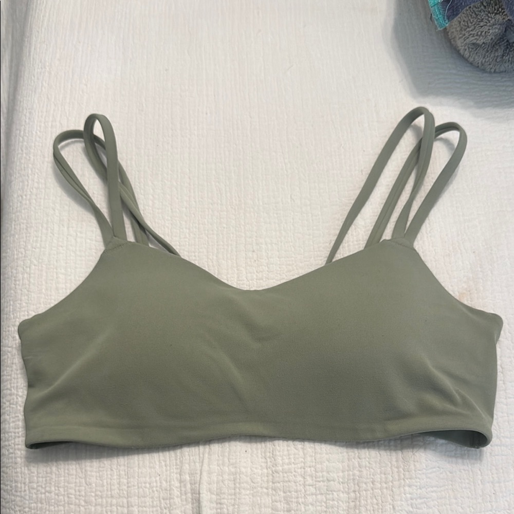 Nike Green Seamless Sports Bra